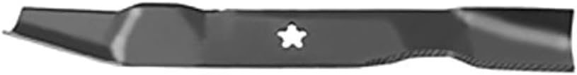 6 Pcs Lawn Mower Blades with 5-Point Star Center, 21-1/16 Inch Length, 2-1/4 Inch Width, for Gas-Powered Equipment