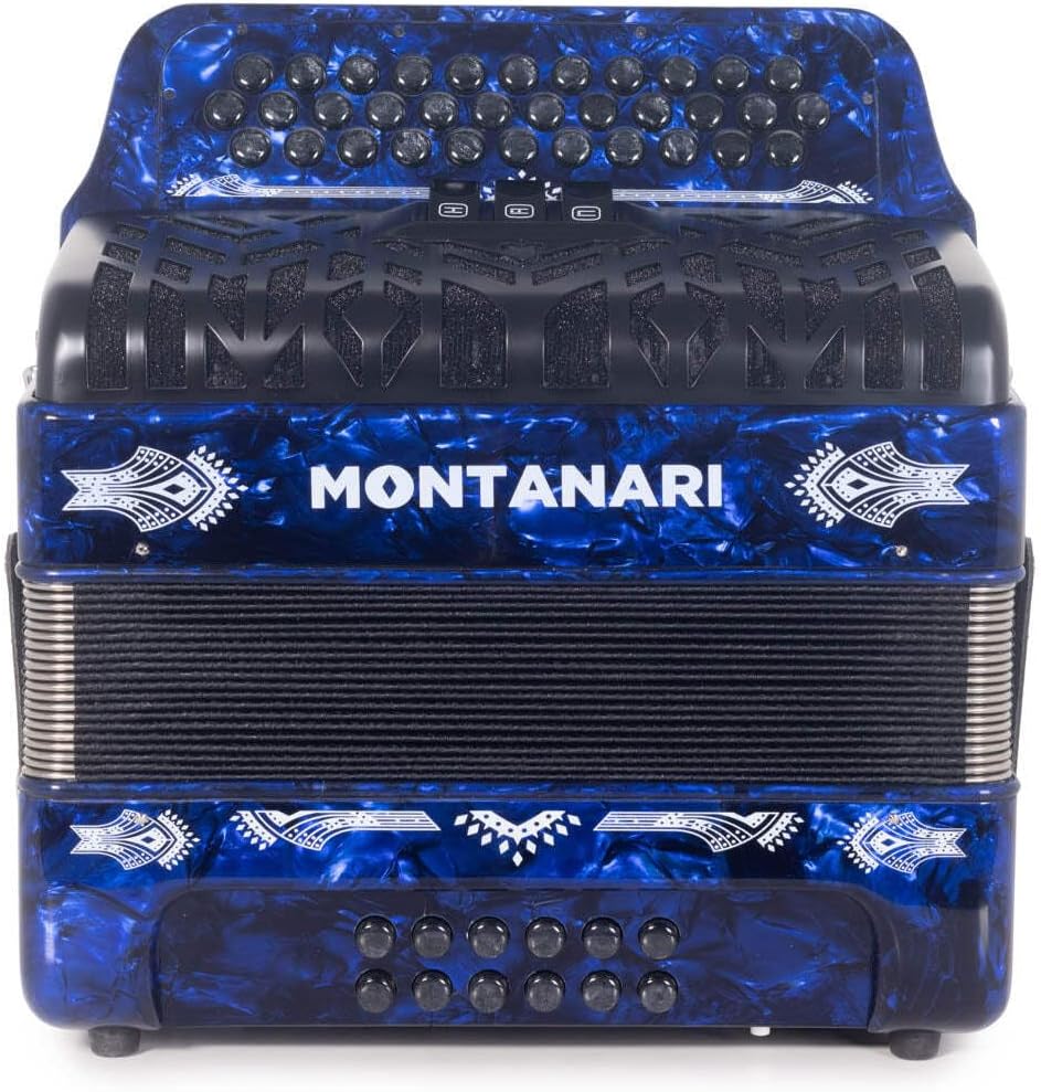 Acordeon Montanari 3412 3S Mi Azul EAD Accordion