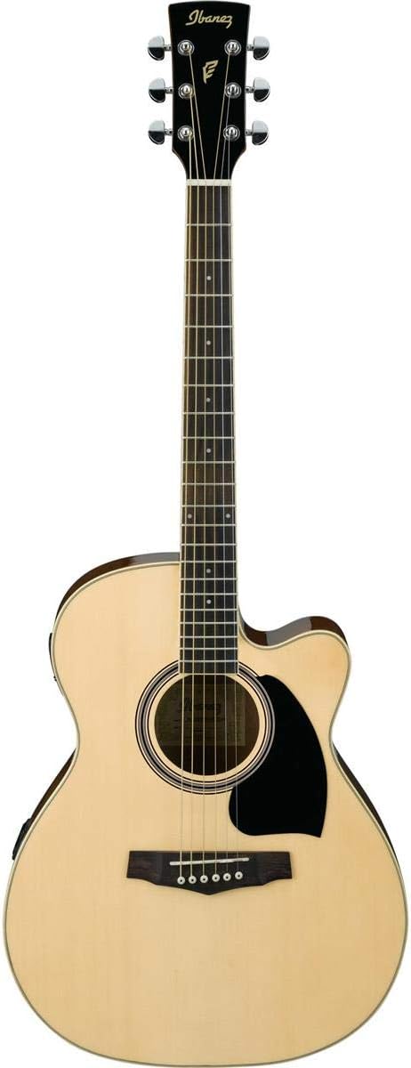 Ibanez Performance Series PC15ECE Grand Concert Cutaway Acoustic Electric Guitar, Rosewood Fretboard, Natural High Gloss