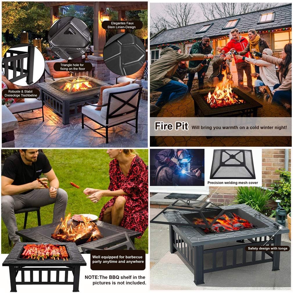 Outdoor fire Pit for Wood,32