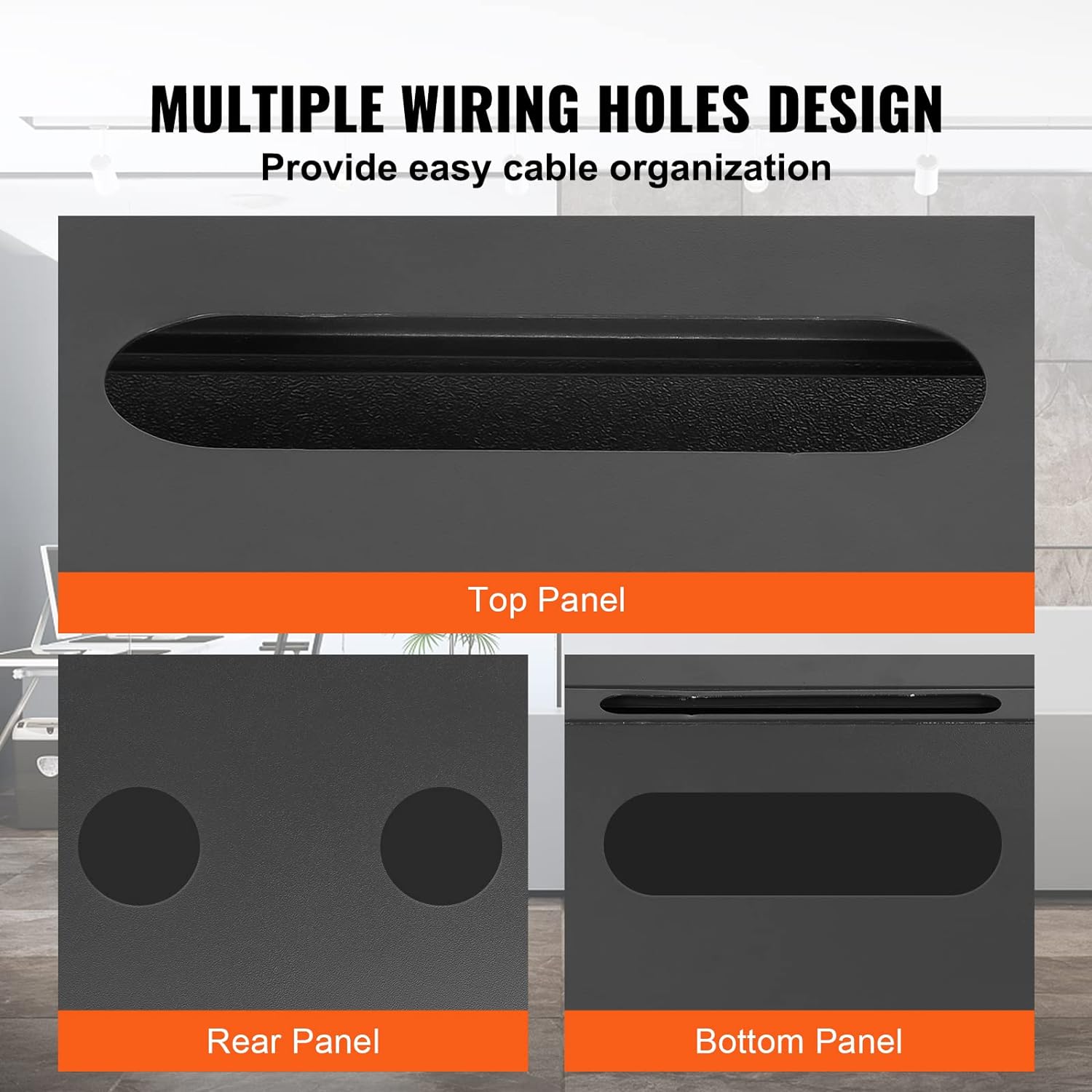 VEVOR 6U Wall Mount Network Server Cabinet, 15.5'' Deep, Server Rack Cabinet Enclosure, 200 lbs Max. Ground-Mounted Load Capacity, with Locking Glass Door Side Panels, for IT Equipment, A/V Devices