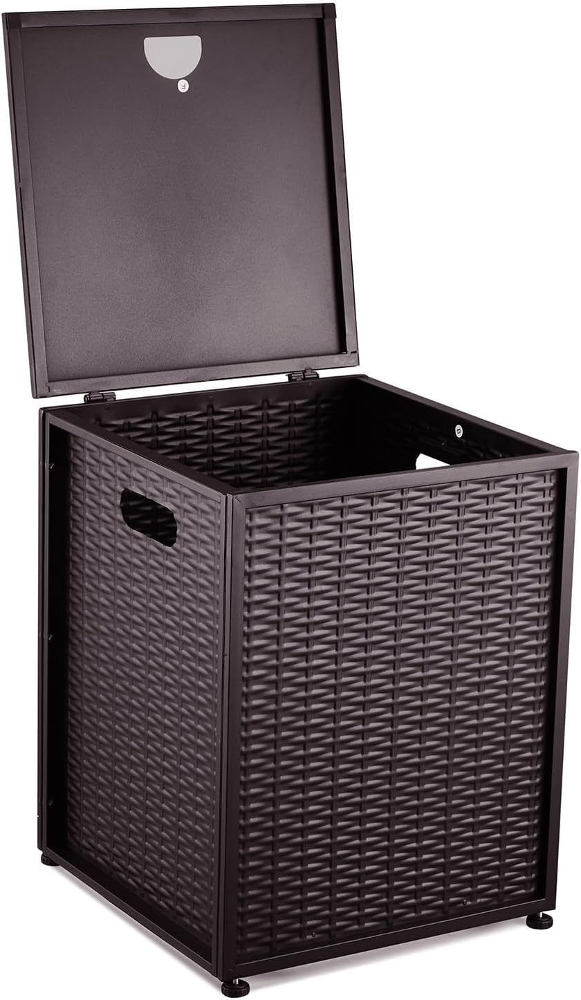 20 lbs Propane Tank Cover Table with Adjustable Wheels, Dual Function Outdoor Side Table for Patio, Garden, Yard Storage Gas Fire Pit Grill