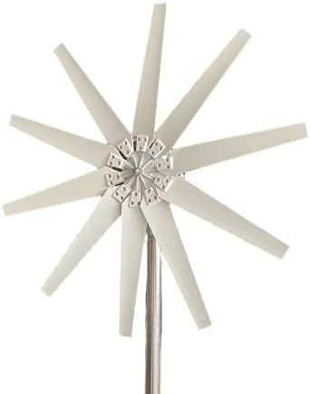 Windmill Power Generator with Charge Controller,10 Blades 3000W Wind Turbine Generator Windmill with Controller Homeuse