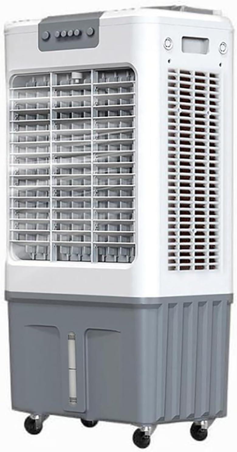 3-IN-1 Indoor Swamp Cooler Air Conditioner, Evaporative Air Cooler with Tank, 120° Oscillation for Room Office Garage