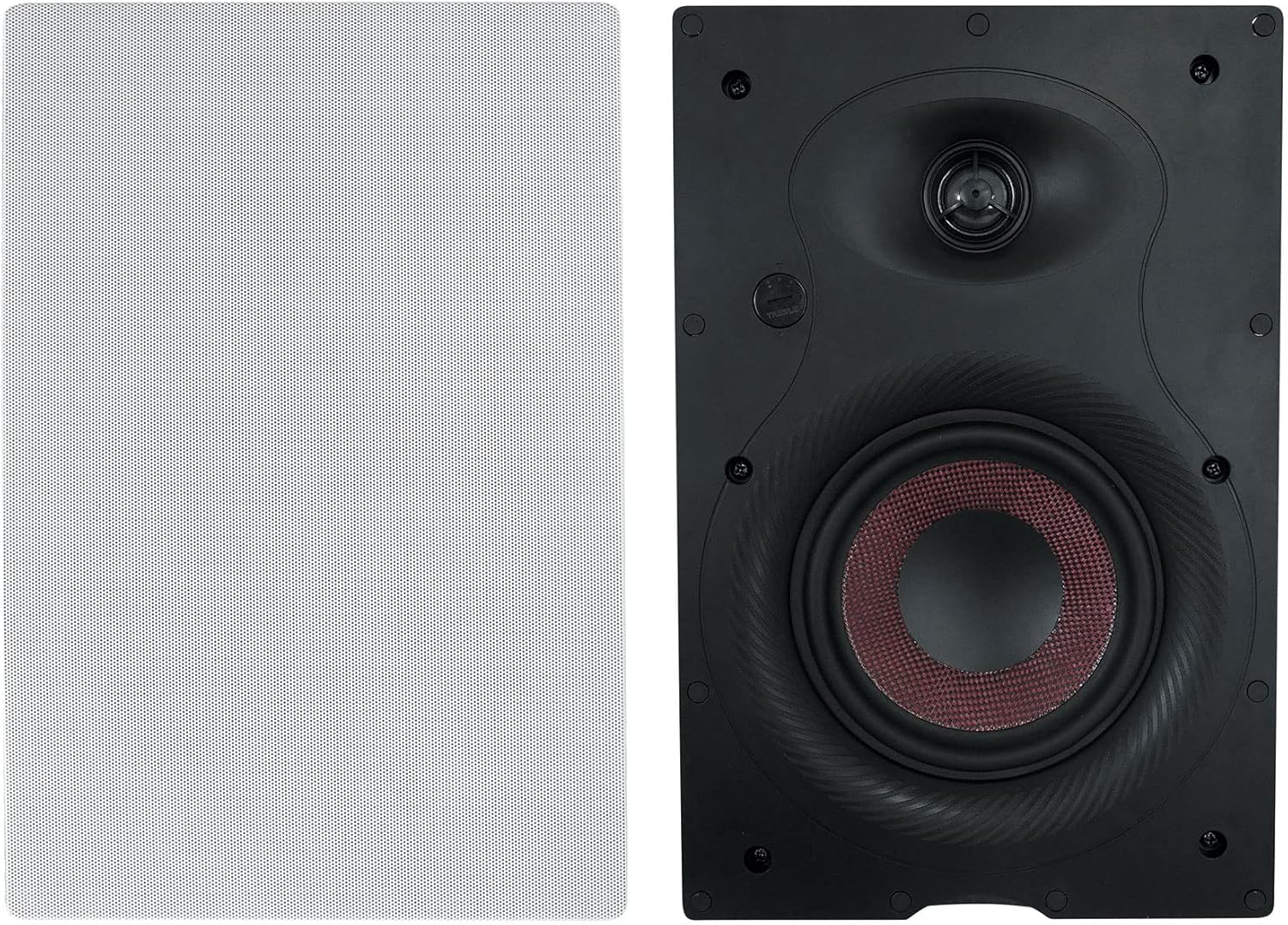 Rockville Pair WA658 240W in-Wall Speakers, 6.5