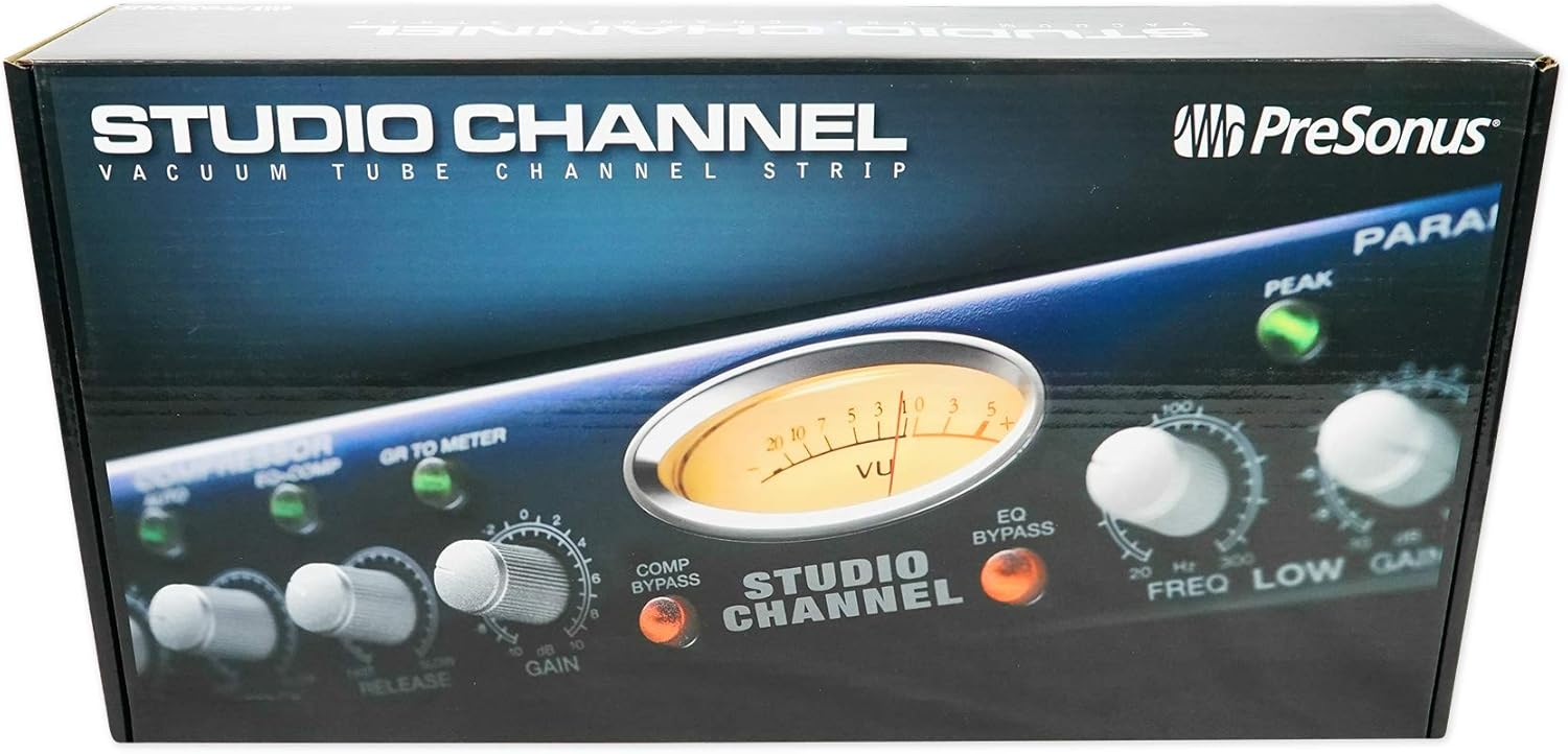 Presonus StudioChannel Studio Channel Recording Vacuum Tube Mic Preamp Strip