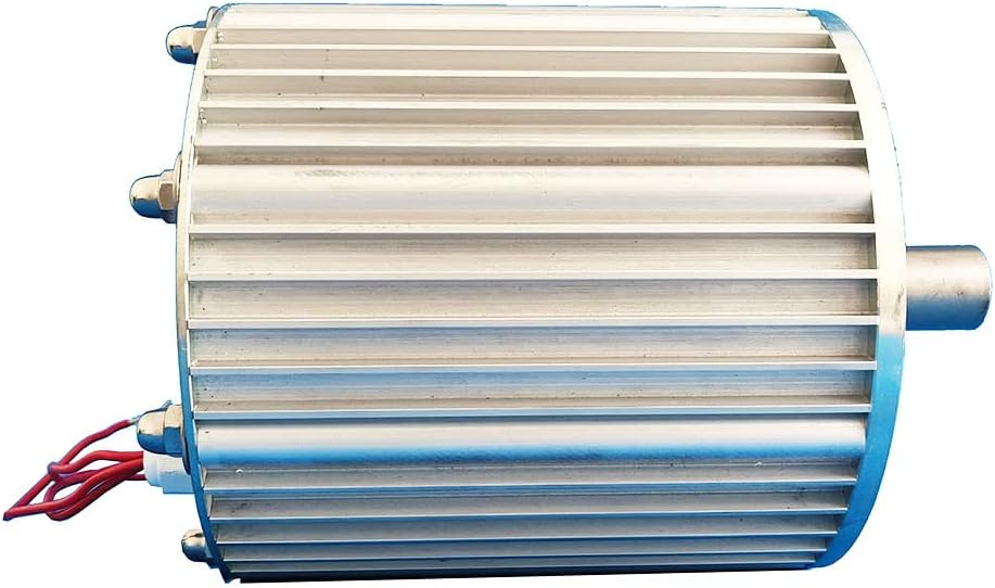 Wind Turbine, 1KW~10KW Low RPM Permanent Magnet Wind Turbine Generator 10000W 48V 96V Free Energy Generator Alternative Energy(with Base,48V_4500W)