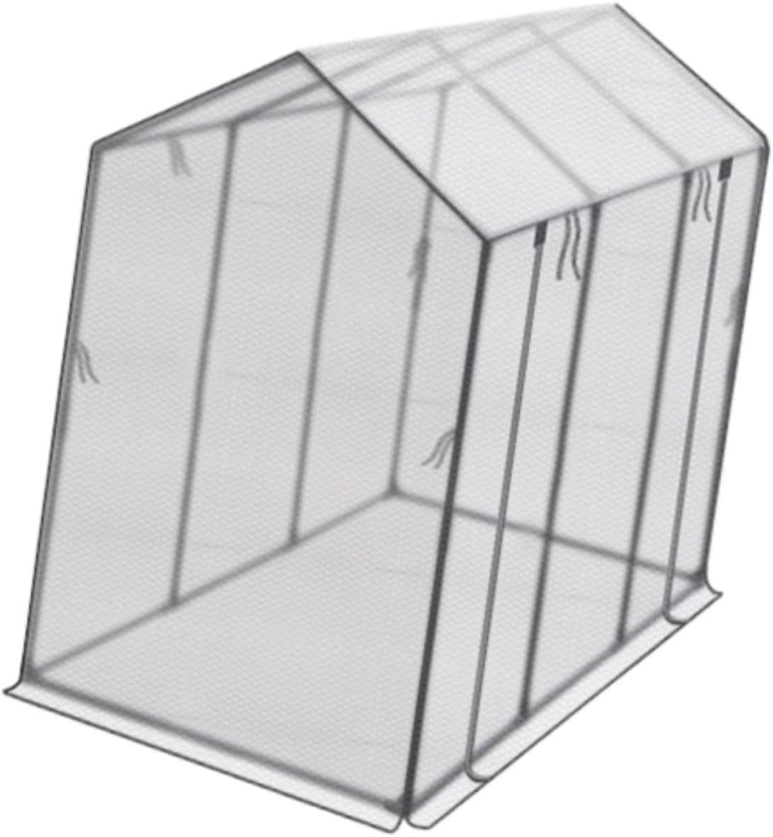 Mini Greenhouse Garden Plant Cover Tent Practical Protective Plant Protection Easy Assembly for Vegetables Indoor Backyard, 180cmx100cmx149cm