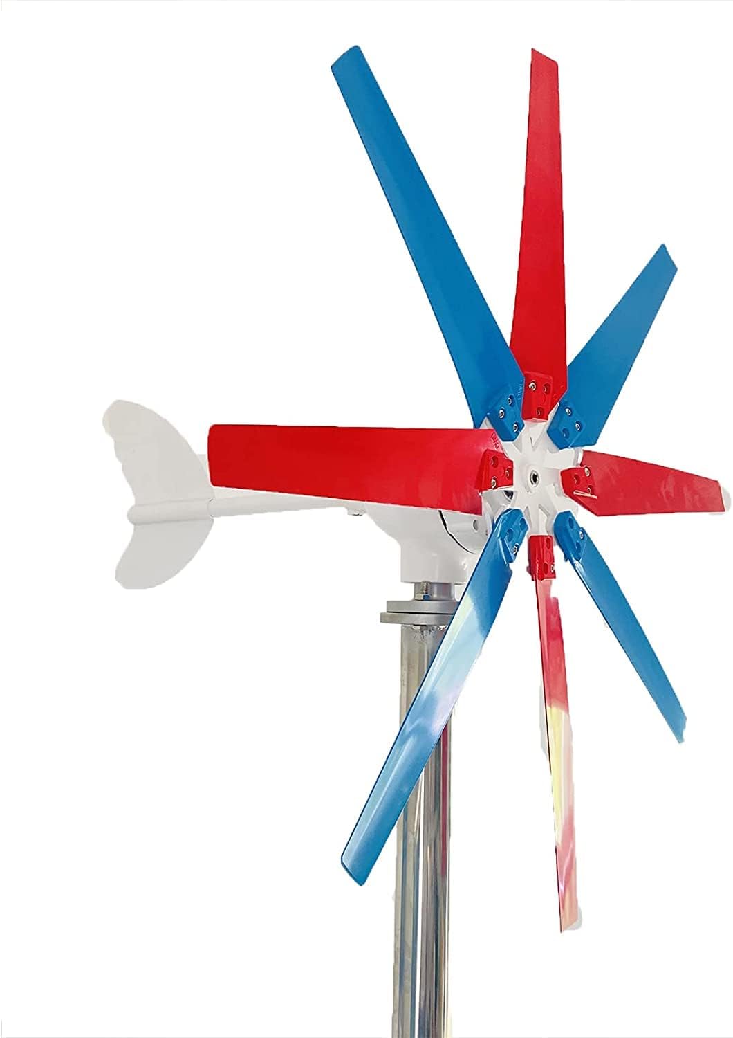 LiuSj JUnSt 12000W Wind Turbine Generator Kit + Charge Controller 12V/24V /48V Hoop Type Wind Turbine Generator Windmill Energy