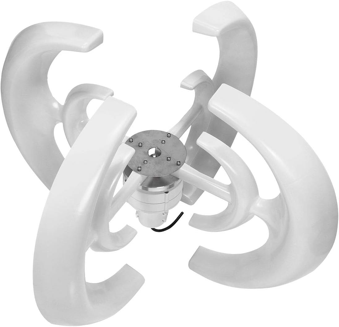 12V 24V 9000W Wind Turbine Generator Automatic 4 Blades Motor Kit Windmill Energy Charge Turbines Vertical Axis for Home Camping