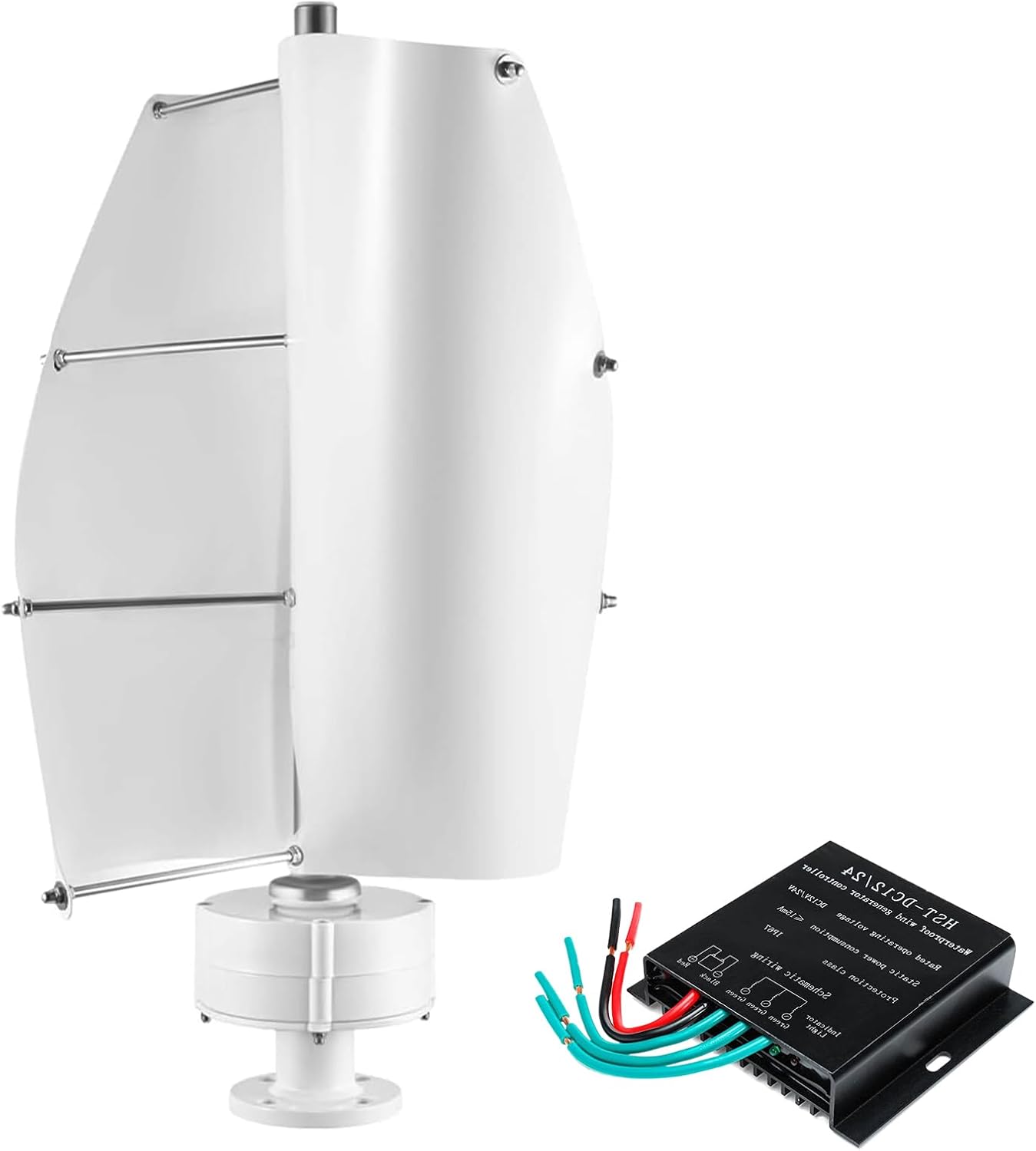 10000W Vertical Axi Wind Turbines Generator Lantern Motor Kit 12V 24V 48V 220V Wind Turbine Kit for Hybrid Wind Solar System(48V)