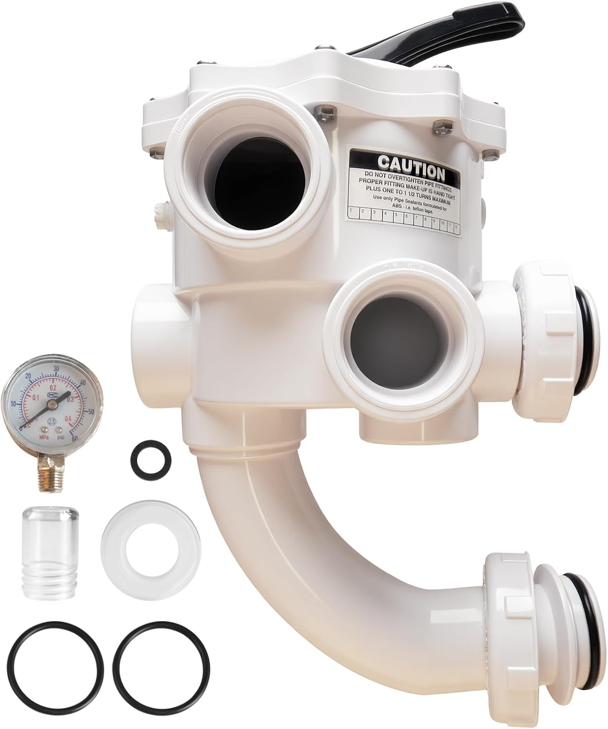 261152 Multiport Valve Rebuild Kit 2-Inch Threaded for FNS, FNS Plus, Nautilus Plus Pool and Spa D.E. Filters, 7.5