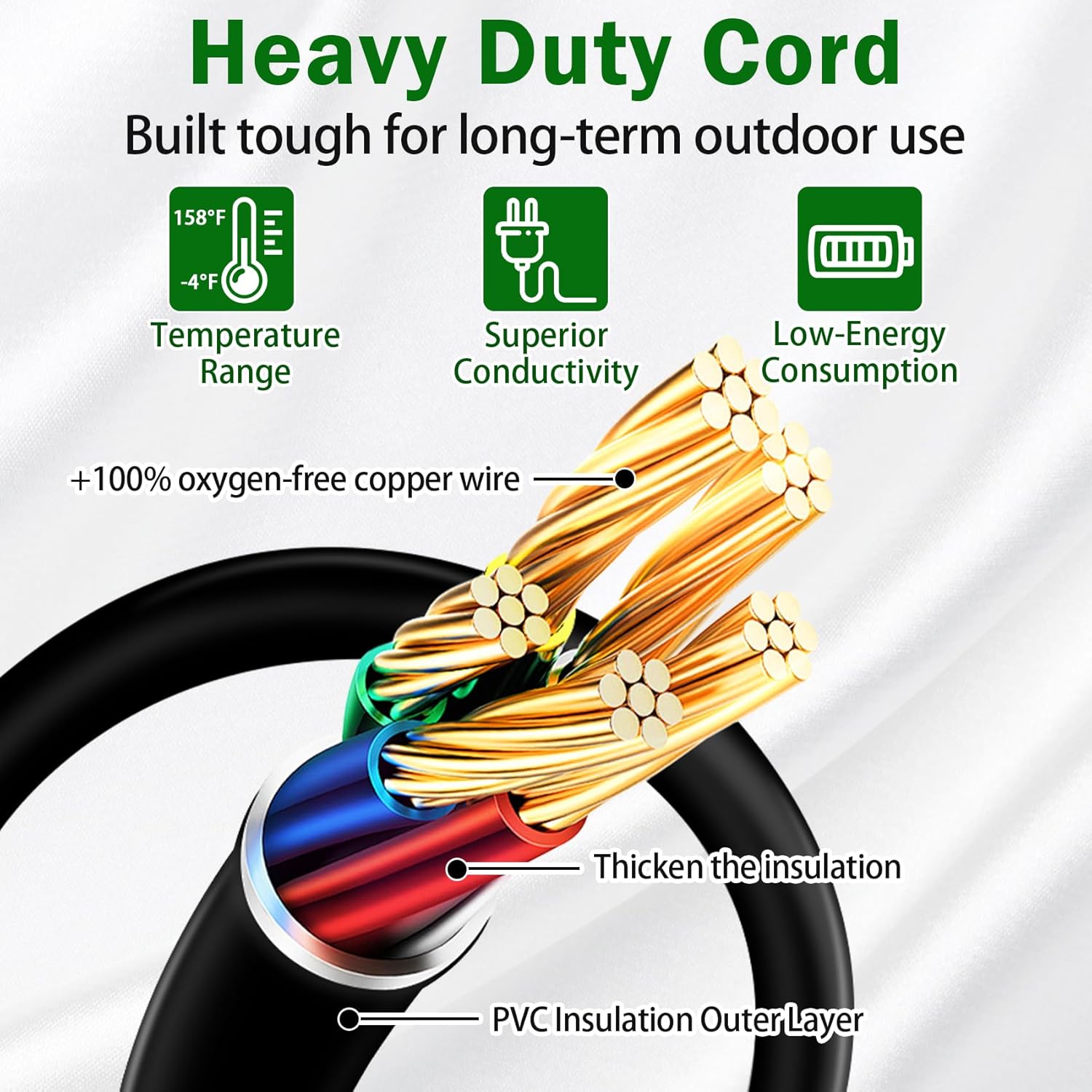 50 Amp Generator Cord, 25FT 50 Amp RV Extension Cord with Twist Lock, Generator Cord 50A 4 Prong, NEMA 14-50P/SS2-50R Heavy Duty 6/3+8/1 AWG STW Wire for RV Camper & Generator to House