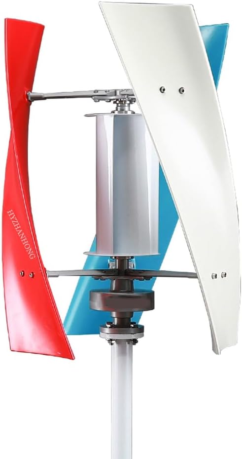 220V Vertical Wind Turbine Generator 8000W 12V 24V 48V 3 Phase with 3 Blades No Noise Portable Wind Turbine for Home Or Streetlight Projects