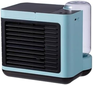 Portable Air Cooler, 3-in-1 Mobile Air Conditioner, Humidifier & Purifier with 3 Speeds, Desktop Fan for Office, Home, Dorm & Travel