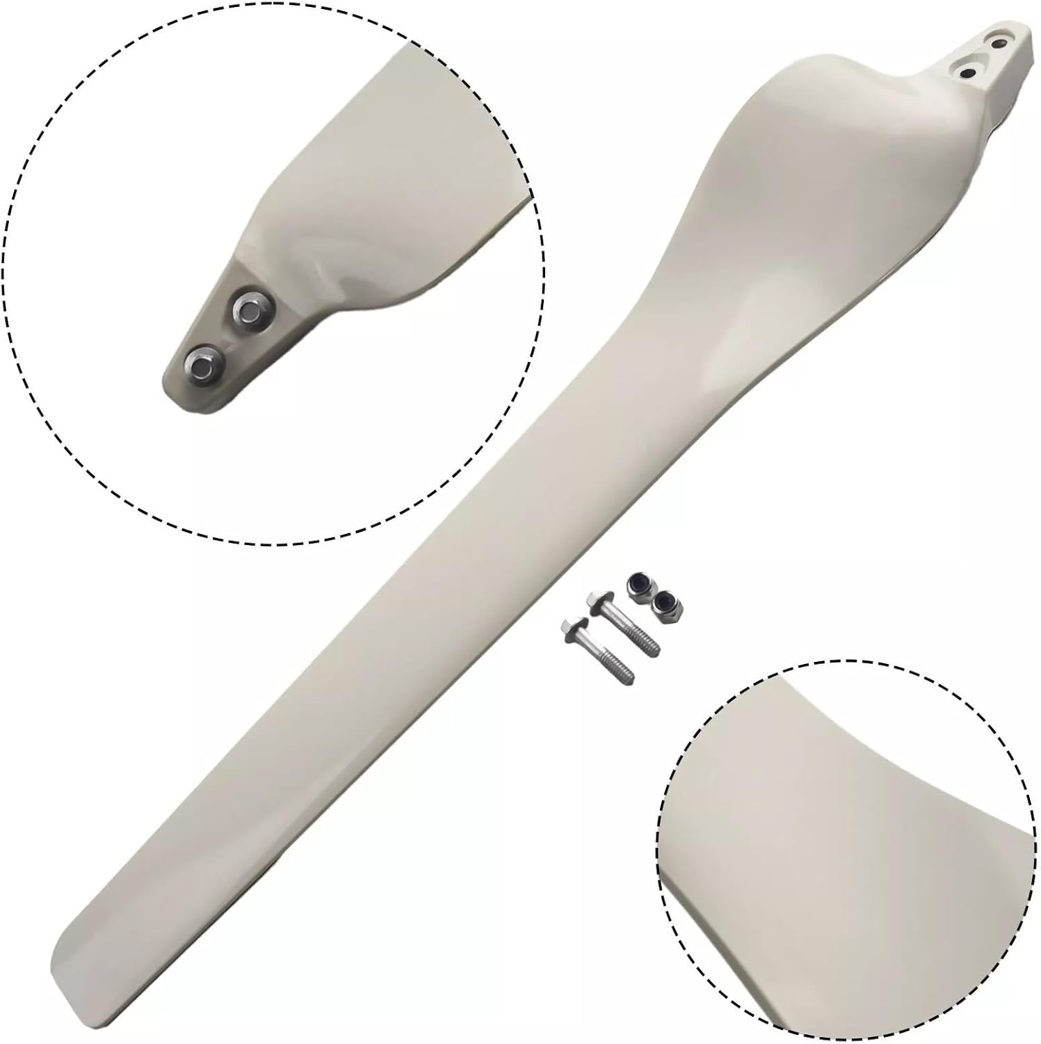 1pcs/3pcs DIY Wind Turbine Blades Kit - 580mm Nylon Fiber Blades for Horizontal Windmill Generator, Home Boat Wind Power System Accessories(3pcs)