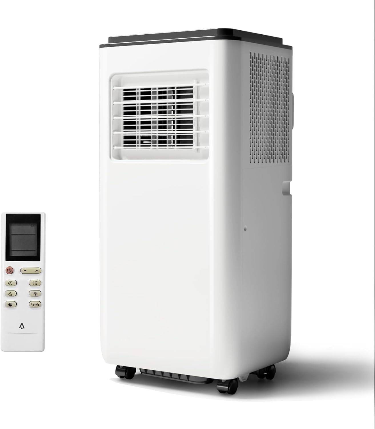 8,000 BTU Portable Air Conditioner - Cools Up to 200 Sq.ft, Quiet Sleep Mode, 3-in-1 Cool, Dehumidifier, Fan, Self-Evaporation, Digital Display & Remote Control