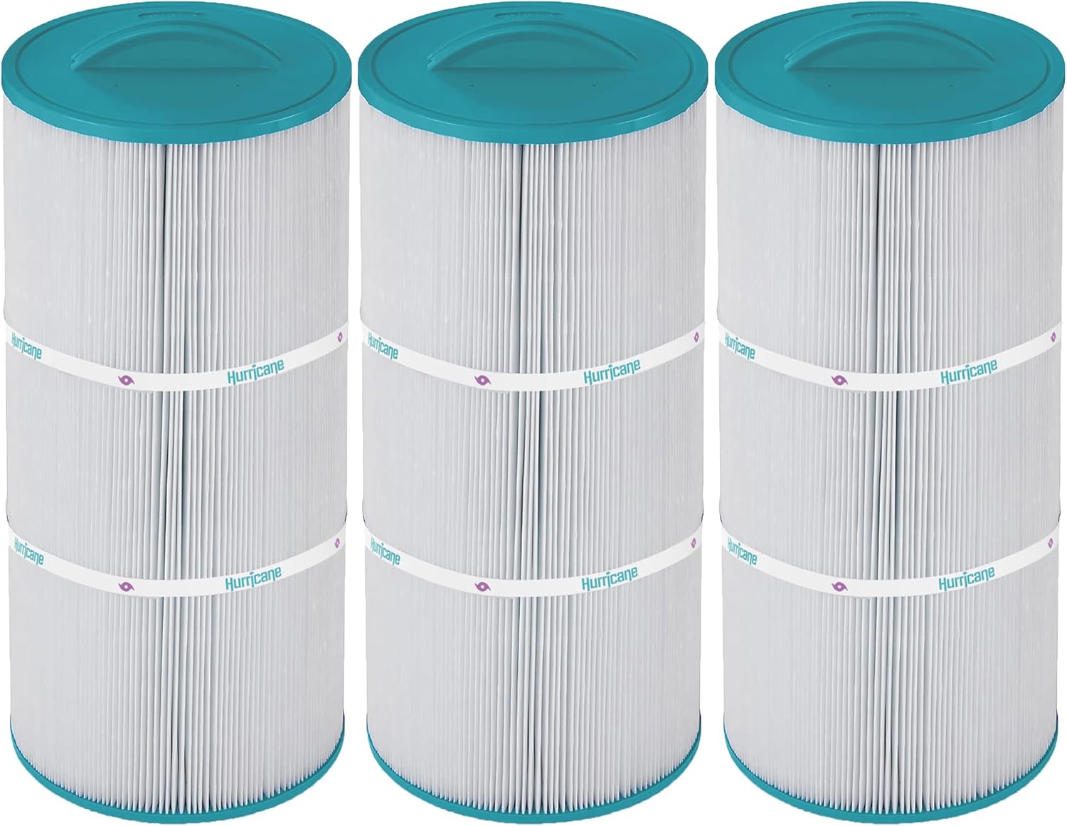 Hurricane Filters 3 Pack HF7375-01 Advanced Spa Filter Cartridge - Replacement for PCD75N, Unicel C-7375, Filbur FC-3964, Caldera 75