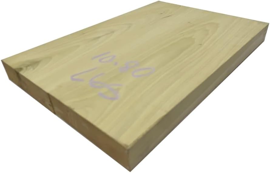 Exotic Wood Zone | Yellow Poplar Semi Explorer Electric/Bass Musical Wood Body Blanks | Guitar Luthier Tonewood Suppliers | Glued Unplaned - 24