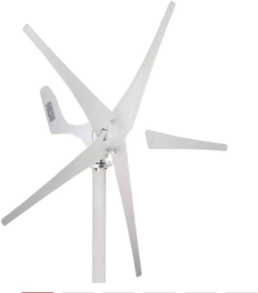12V/24V 500W Wind Turbine Generator 5 Blades with Charge Controller Low Wind Speed Start for Windmill Home