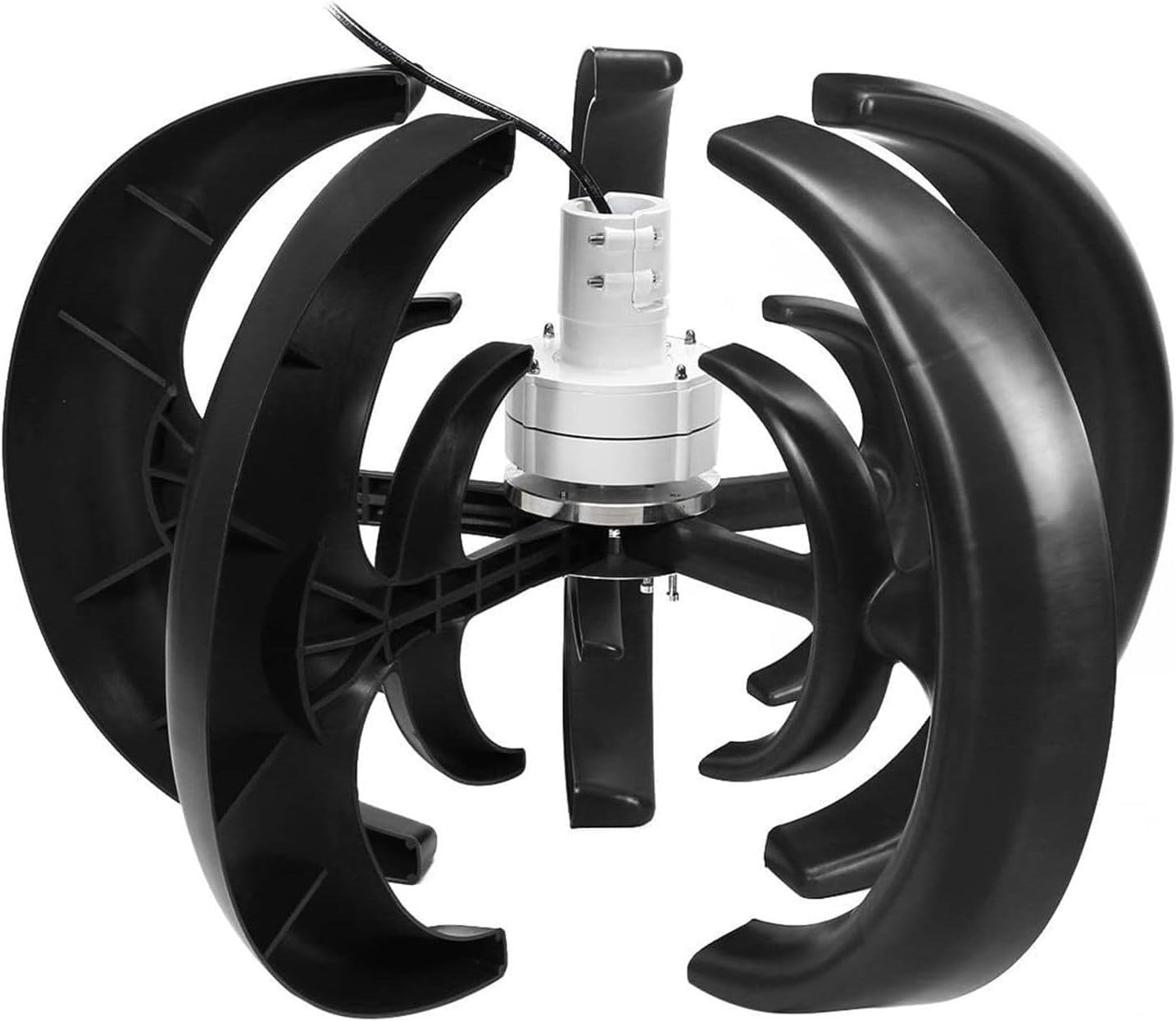 1000W Vertical Axis Wind Turbine Generator Kit - 12V/24V Maglev Technology, Home Renewable Energy Solution, Cost-Free Power, Easy Start, Three-Phase Generator
