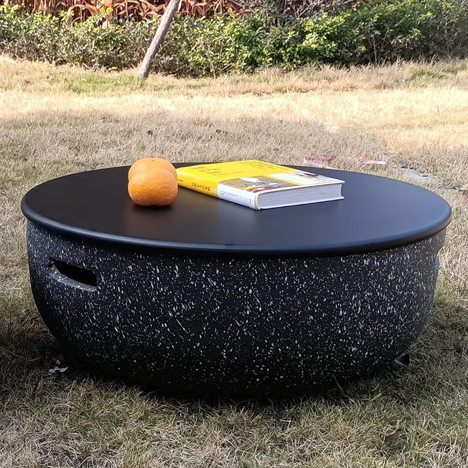 Outdoor Party Fire Pit Barbecue Grill,3 in 2 Outdoor Party BBQ Fire Pit with BBQ Grill Shelf, Multifunctional Outdoor Party BBQ Fire Pit for Heating BBQ Fire