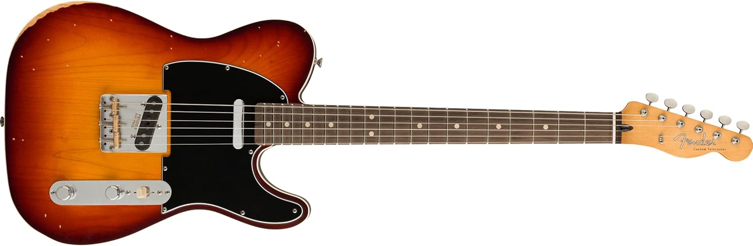 Fender Jason Isbell Custom Telecaster Electric Guitar, 3-Color Chocolate Burst, Rosewood Fingerboard