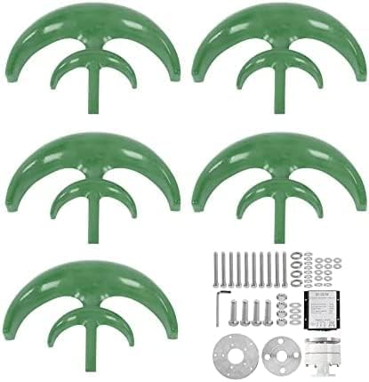 Energy Vertical Wind Turbine, 8000W Low Wind Speed Start Rotation Alternative Accessories Portable Wind Generator for Campingturbine