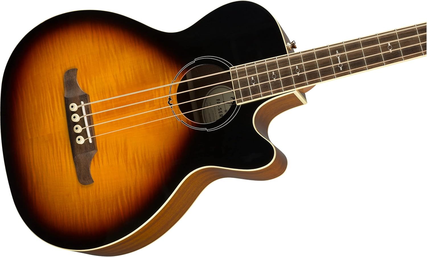 Fender FA-450CE Acoustic Bass, with 2-Year Warranty Sunburst, Laurel Fingerboard