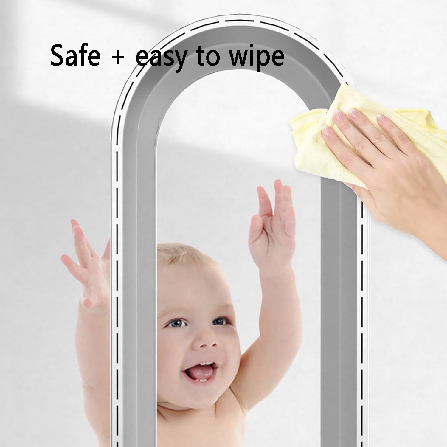 Floor Fans for Bedroom, Standing Bladeless Fan with Remote, Tower Fan Air Circulator with Remote, Low Noise Bladeless Fan for Home, Bedroom, Office; 8-Speeds, Wide-Angle Swing, Can Be Timed(Pink)