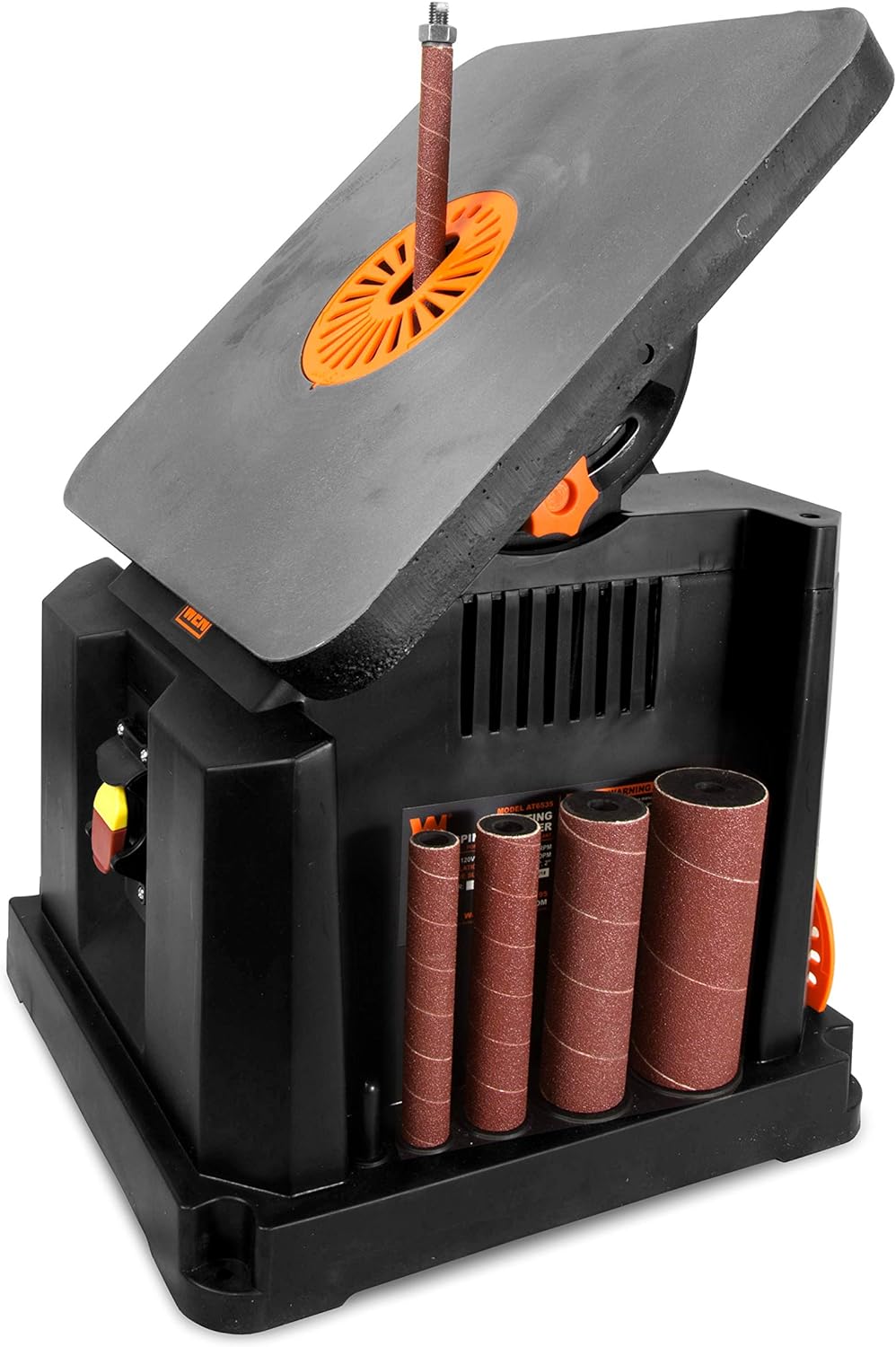WEN AT6535 3.5-Amp Oscillating Spindle Sander with Extra Large Beveling Table Top