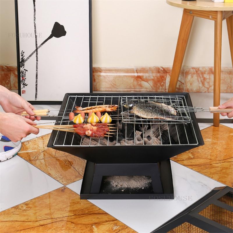 Outdoor Fireplaces Outdoor Fire Pits Indoor Heating Brazier Courtyard Charcoal Stove Multifunction Winter BBQ Grill Fire Pits