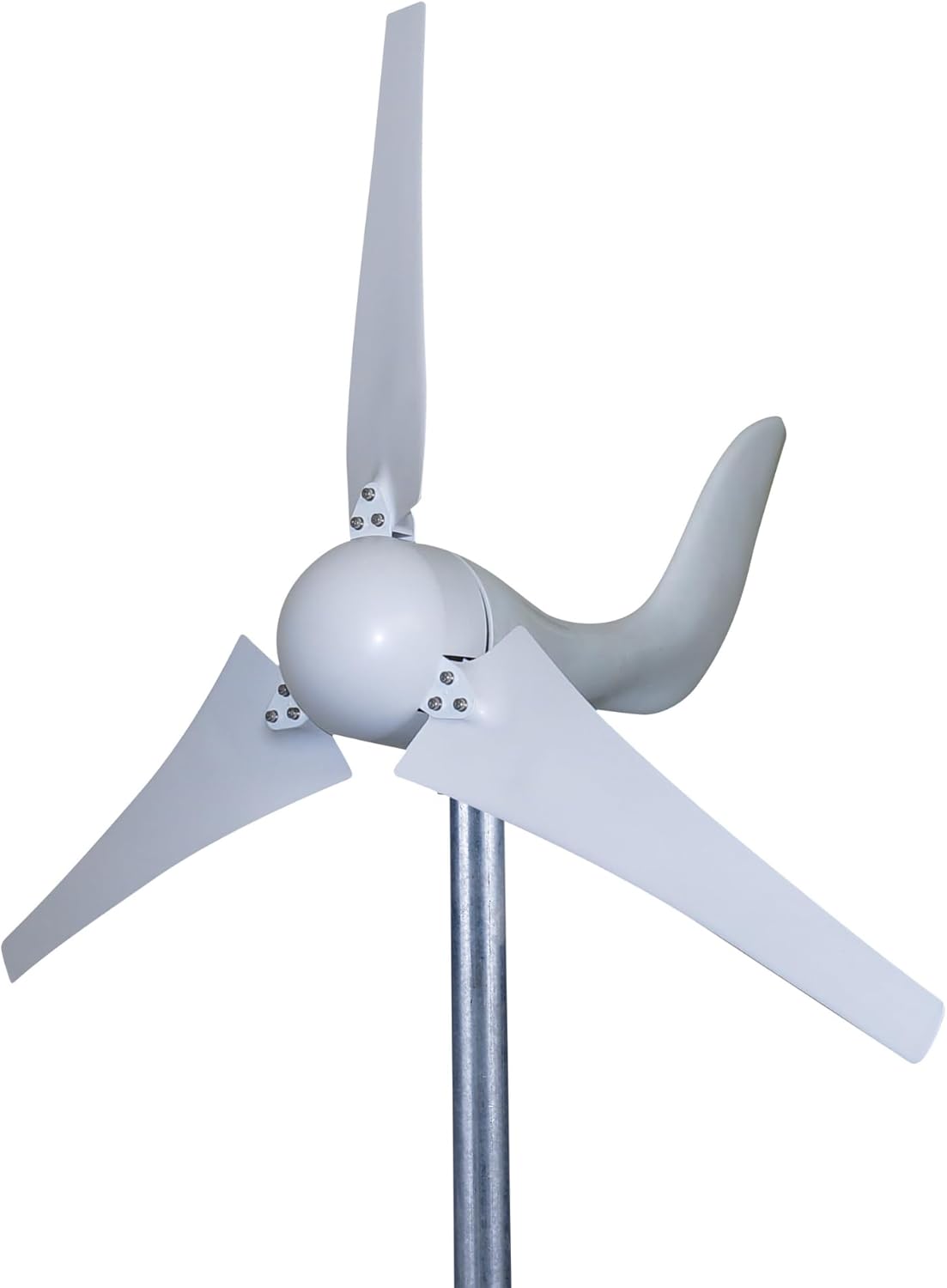 Windmill 400W 12V Land and Marine Wind Turbine Generator kit. Inbuilt MPPT Charge Controller + Automatic and Manual Braking System with Amps Meter. DIY Installation.