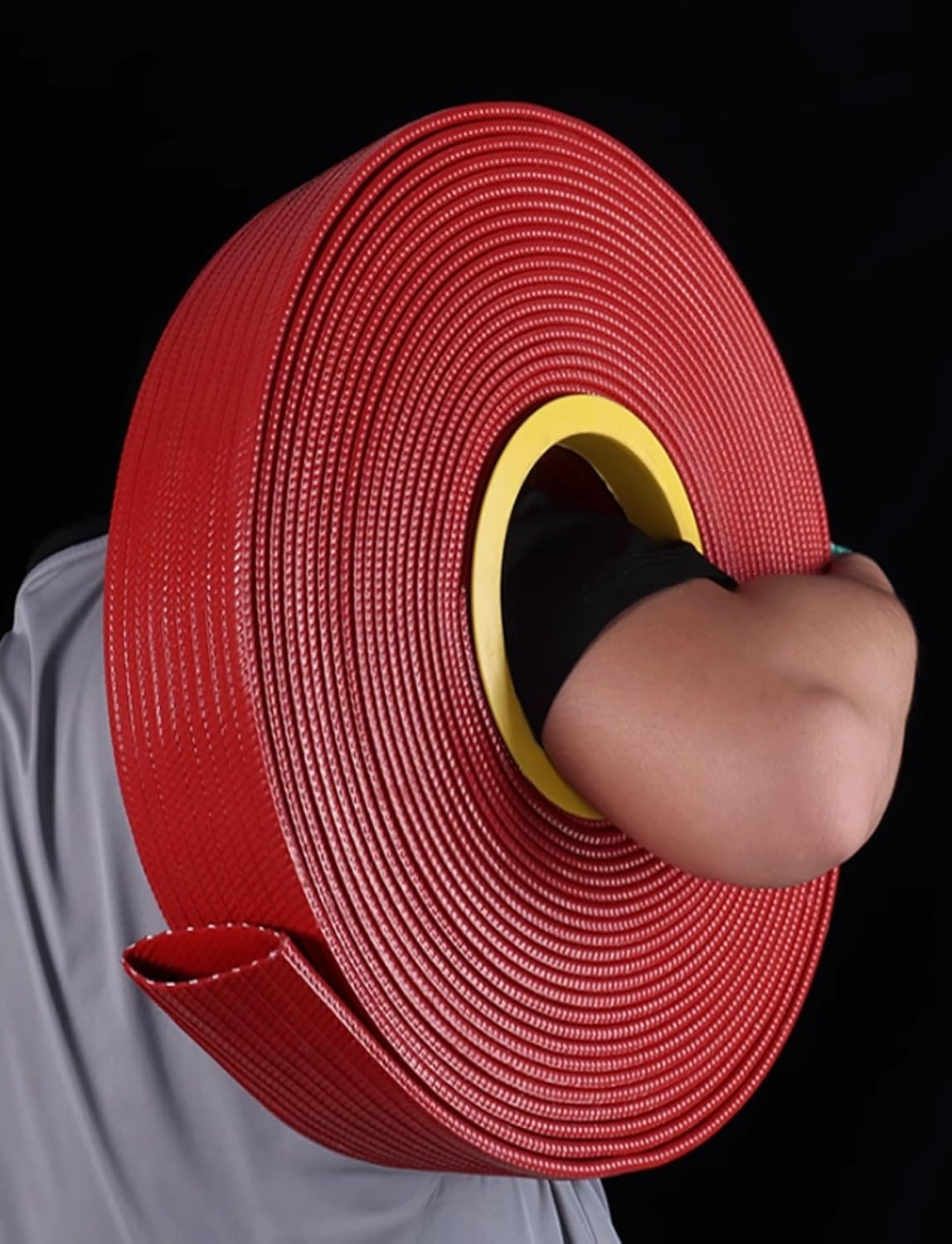 Layflat Hose-Water Transfer Hose Layflat Discharge Hose Pipe, for Drainage, Sump Pump, Pool Backwash,and Swimming Pool(20-50meter)(1in,20meter)