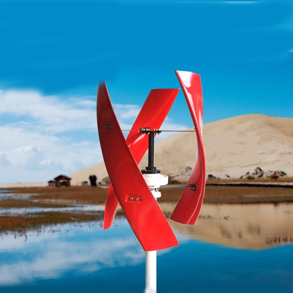 Low Noise10000w Vertical Wind Turbine System Power Plant Wind Generator for Family 12V 24V 48V with Mppt Charge Hybrid Controller Low RPM﻿