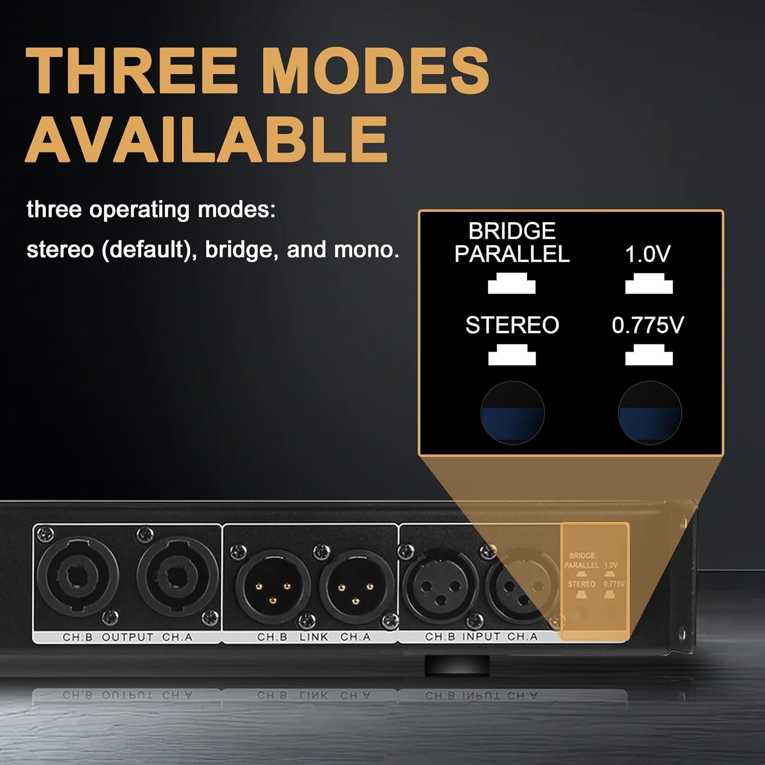 Professional 2-Channel Power Amplifier, 1U 2 x 1500W at 4-Ohm Audio Amp with XLR/Speakon Connectivity, Stereo/Bridge/Parallel Modes, Limiter & Overload Protection for Stage and Studio