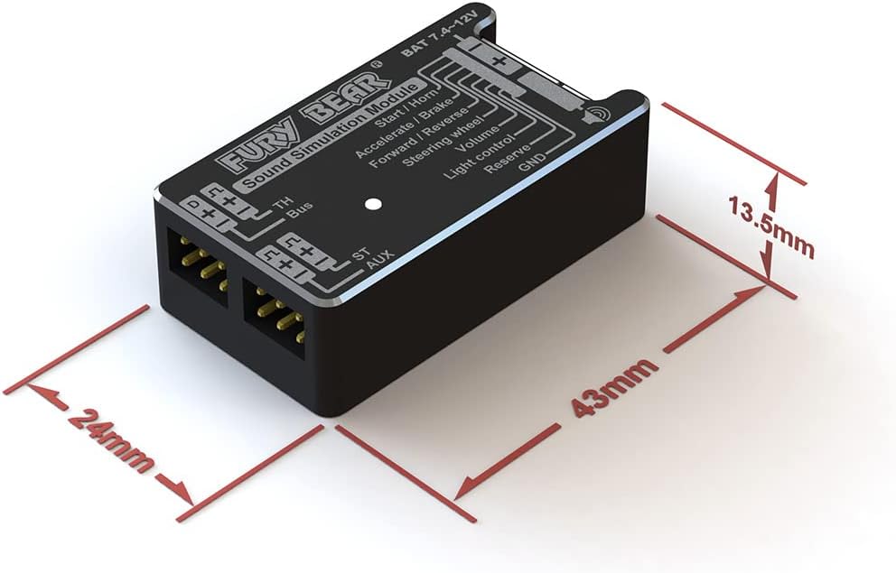Sound Module System for 1/14 Lesu Euro6 Rc Trailer Truck Car DIY Model