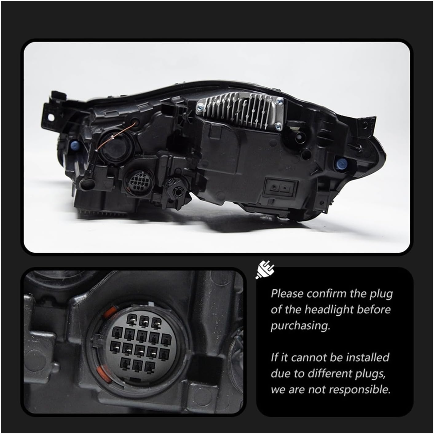 Car Lights Compatible For Jaguar XJ XJL 2012-2019 Auto Headlight Assembly Upgrade Style Design Dynamic Lamp Exterior Accessories(Without afs)