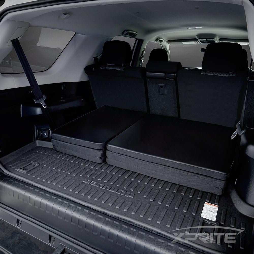 Xprite 4Runner Mattress, 1.7Inch Thick Premium Foam Bed Pad, Portable Foldable Trunk Sleeping Platform Compatible with 2014-2019 Toyota 4Runner 2009 and up Subaru Forester Outback Camping Accessories