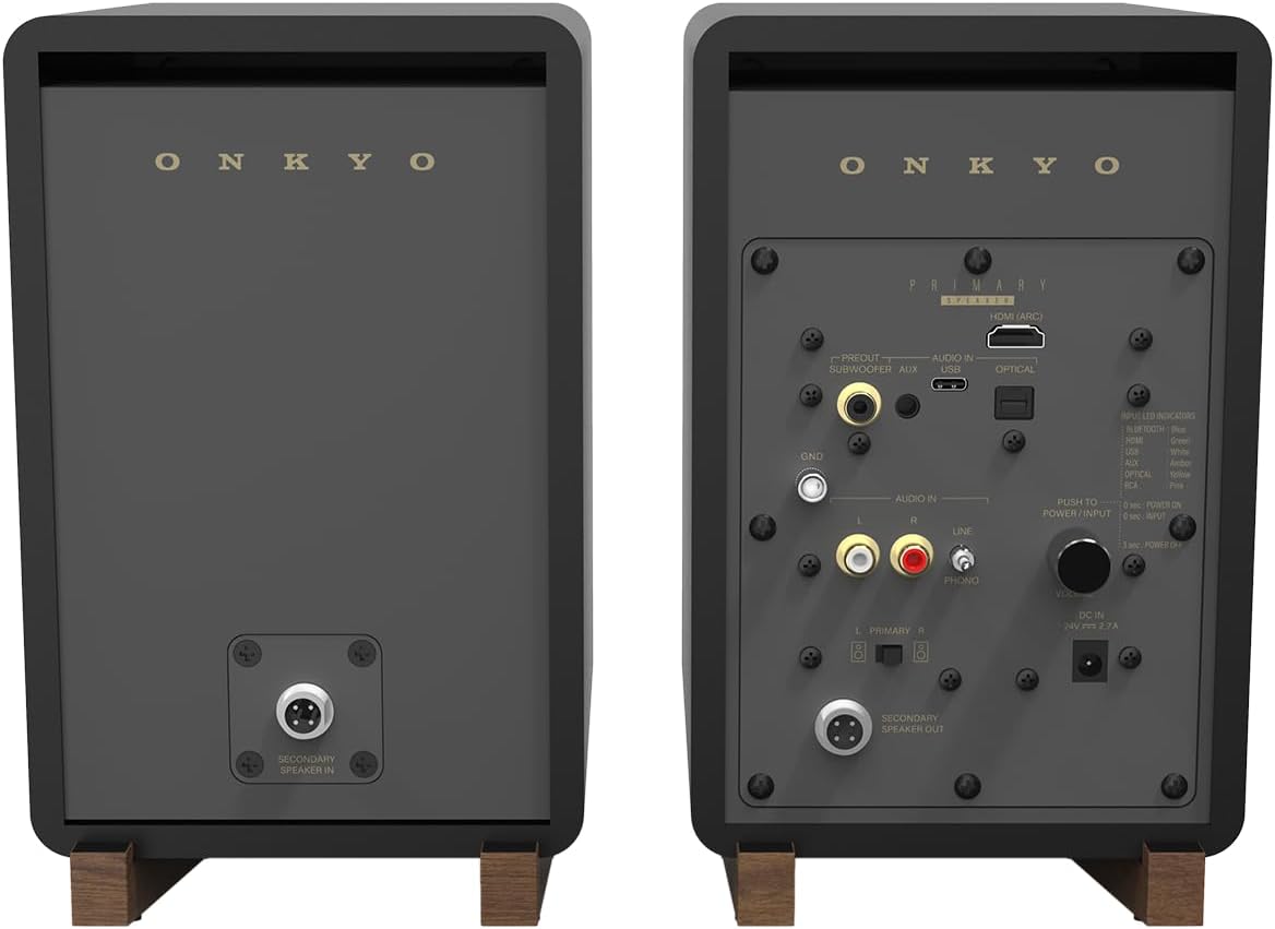 Onkyo Creator Series GX-30ARC Powered Speakers, Black - 4