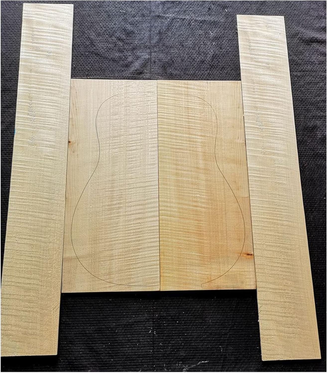 42 Inch Tiger Maple Back Side Single Board Guitar Material Guitar Making Material DIY Guitar Kit (Color : 10)