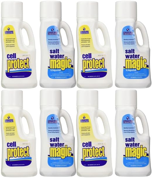Natural Chemistry 7404 Pool Salt Water Maintenance Kit, 4 Pack
