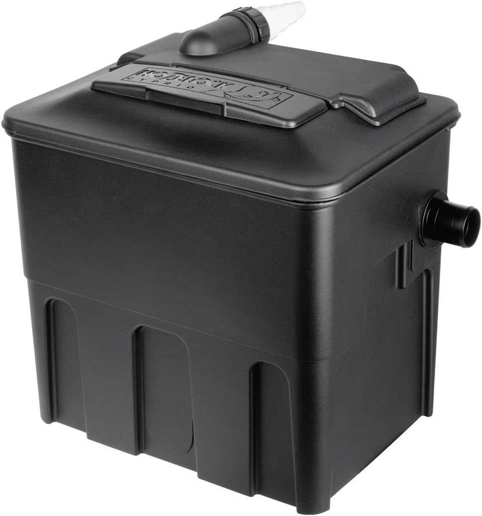 Hozelock Pond Biofilter for a 1300 Gallon Pond, Biological Filtration for Backyard Water Garden Ponds | Ecocel Above Ground Pond Filter Box