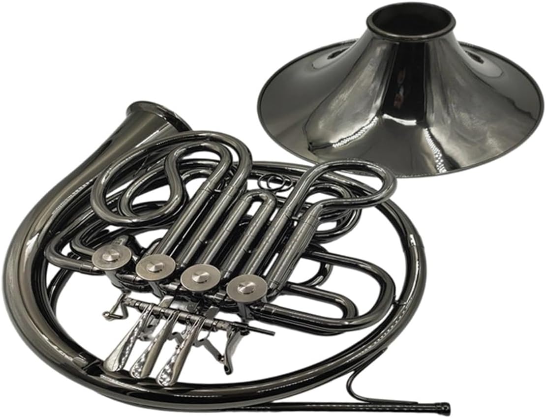 4 Key French Horn Double Row French Horn In The Key Of B Flat To F Bk Nickel Finish