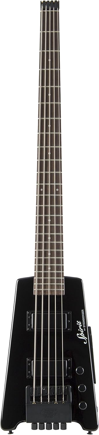 Steinberger Spirit XT25 Standard 5 String Bass, Black with Bag