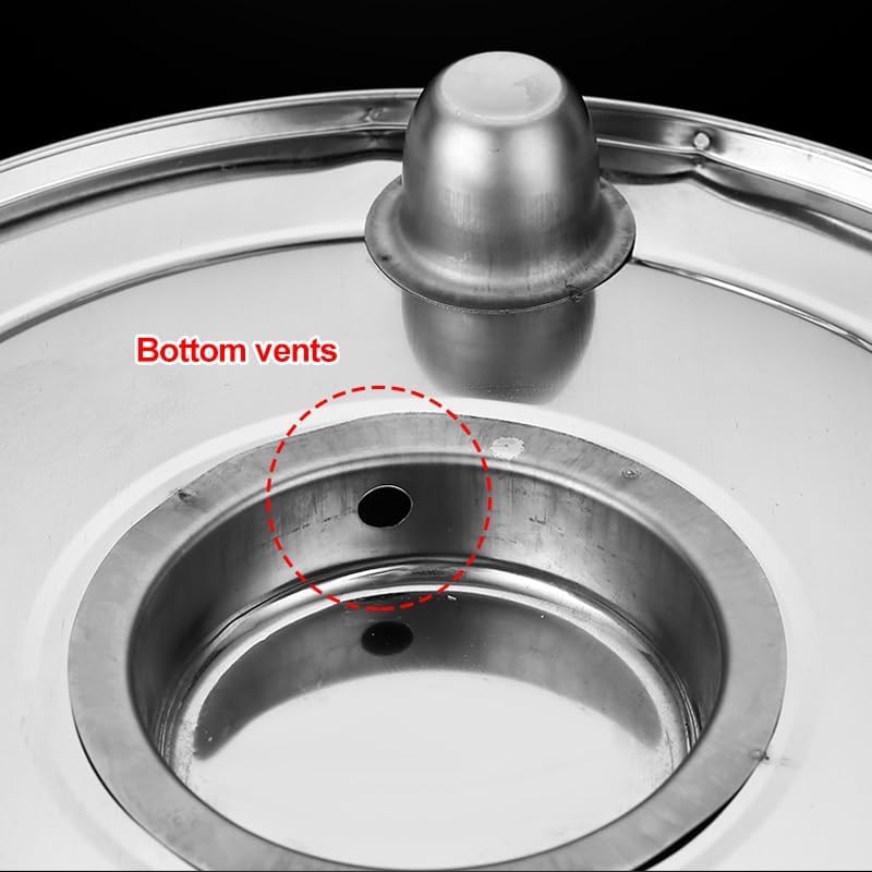 Incinerator, Burn Barrel, Yard Waste Incinerator, Outdoor Fire Pits, with Lid and Handle, Fire Barrel for Paper Leaf Courtyard Waste Trash(Silver,XX-Large)