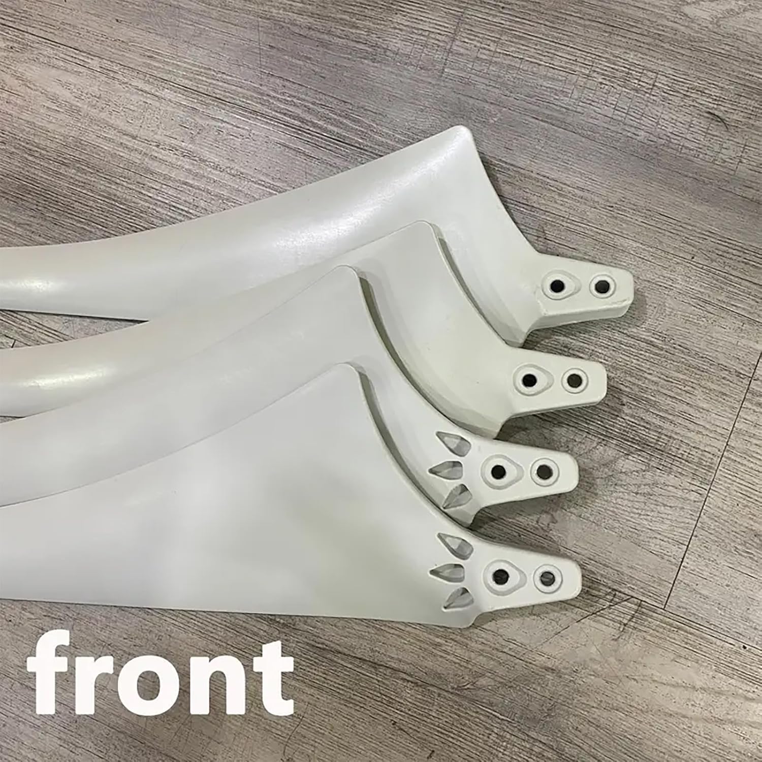 3-Pack 550/580/630mm Nylon Fiber Wind Turbine Blades with Hub and Cover – Horizontal Axis DIY Wind Generator Accessories(630mm)