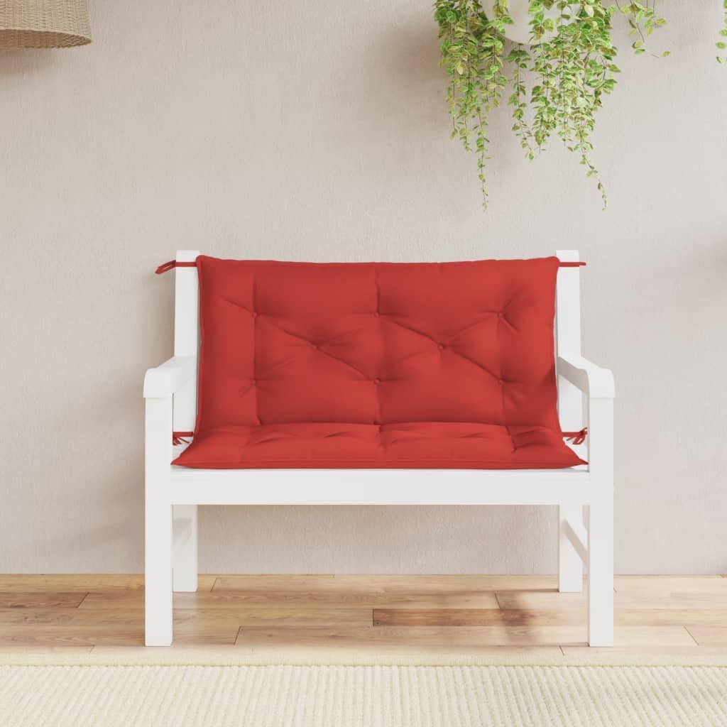 Garden Bench Cushions 2pcs Red 39.4