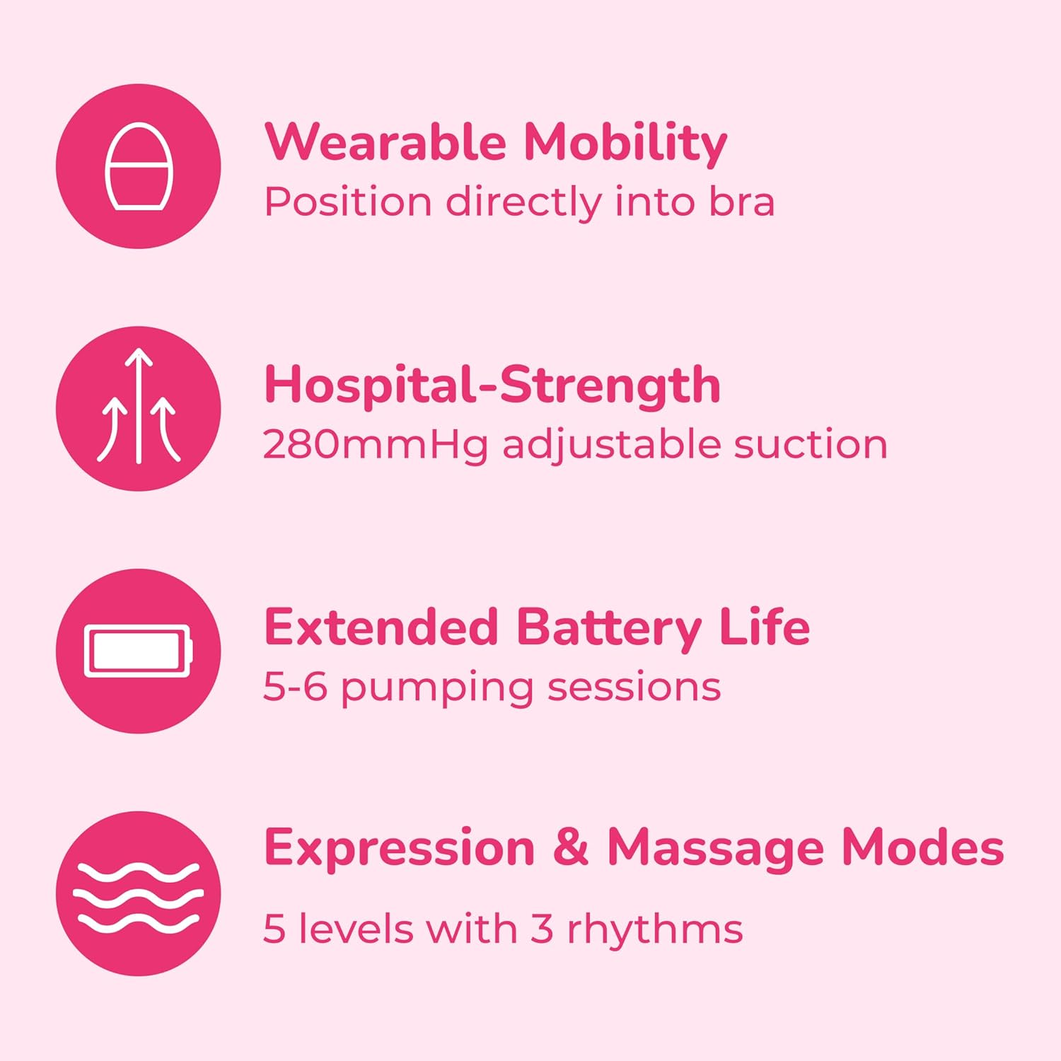 Spectra Baby Spectra Premier Wearable Breast Pump - Hands-Free Portable Breast Pump - Wireless - Comes with 24mm Flanges, Milk Container, 160mL Bottle & Other Accessories