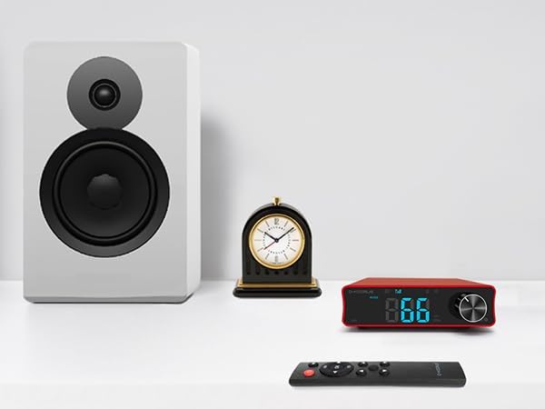 D1 TPA3255 PFFB Stereo Power Amplifier 300Wx2 with Treble Bass Tone,Subwoofer,Pre-Out, for Home Theater 2.1 Channel Amplifier,with 36V 5A Power Adapter